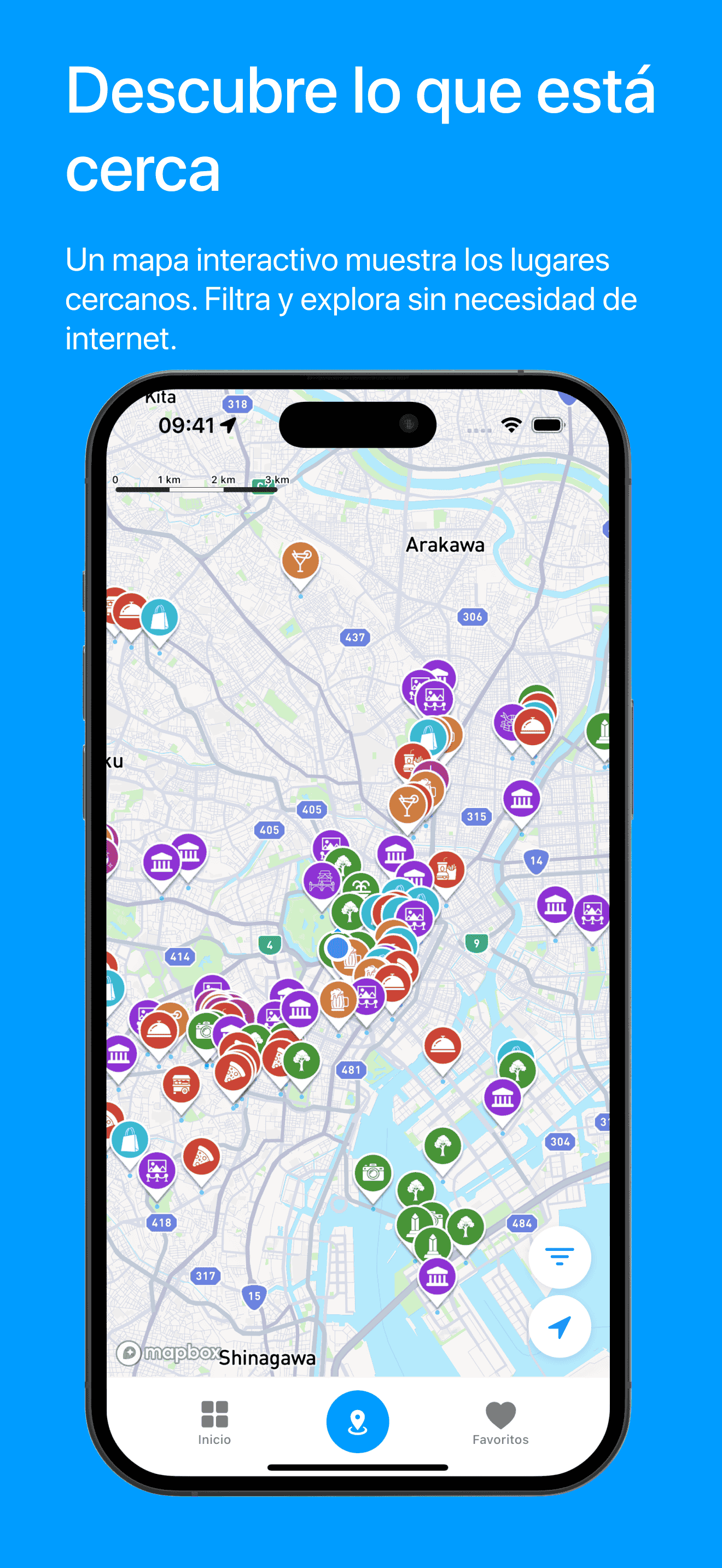 Visit Baku mapPage Screenshot