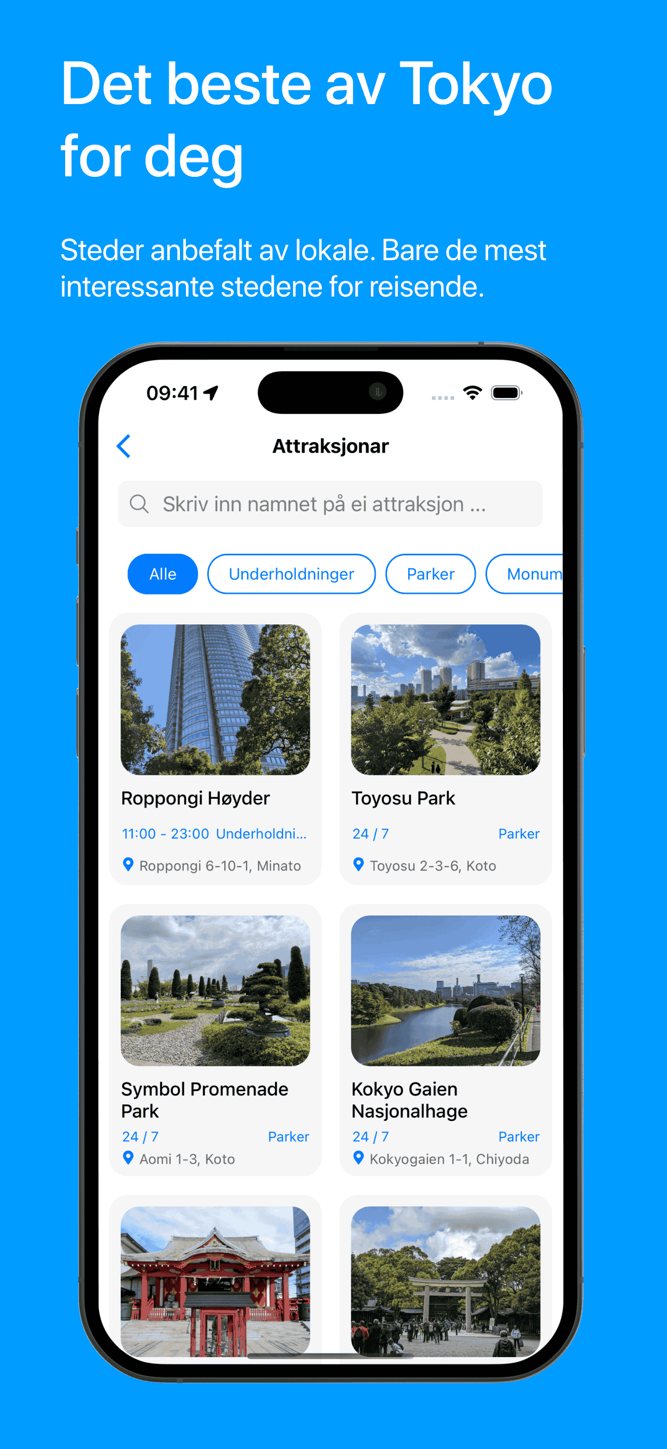 Visit Baku placesPage Screenshot