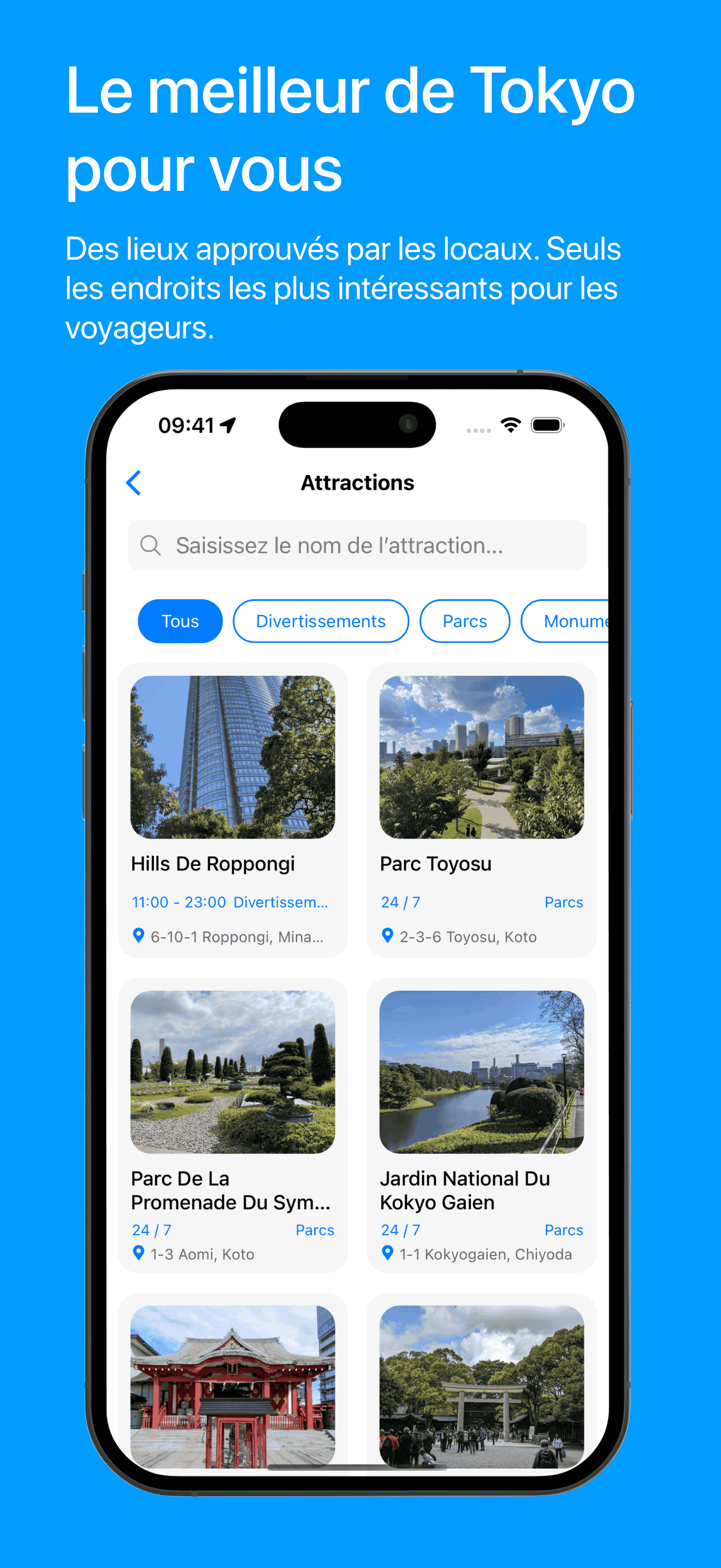 Visit Baku placesPage Screenshot