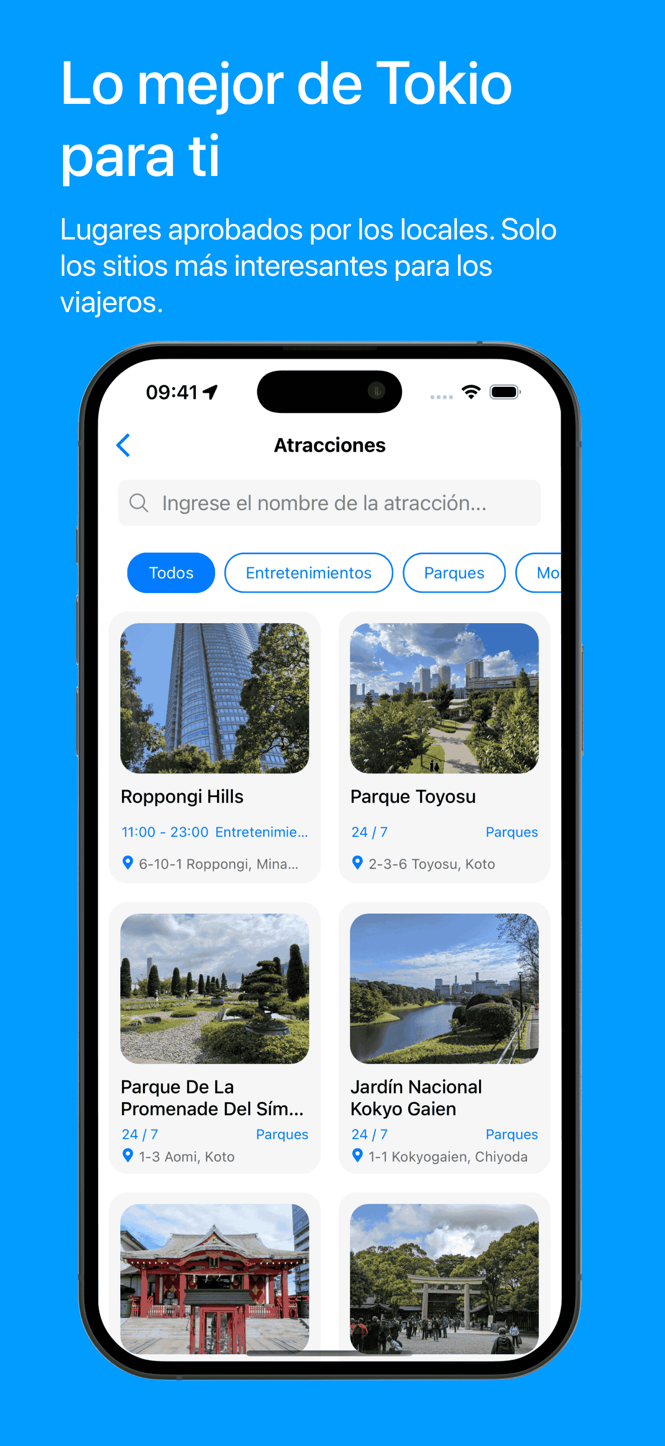 Visit Baku placesPage Screenshot