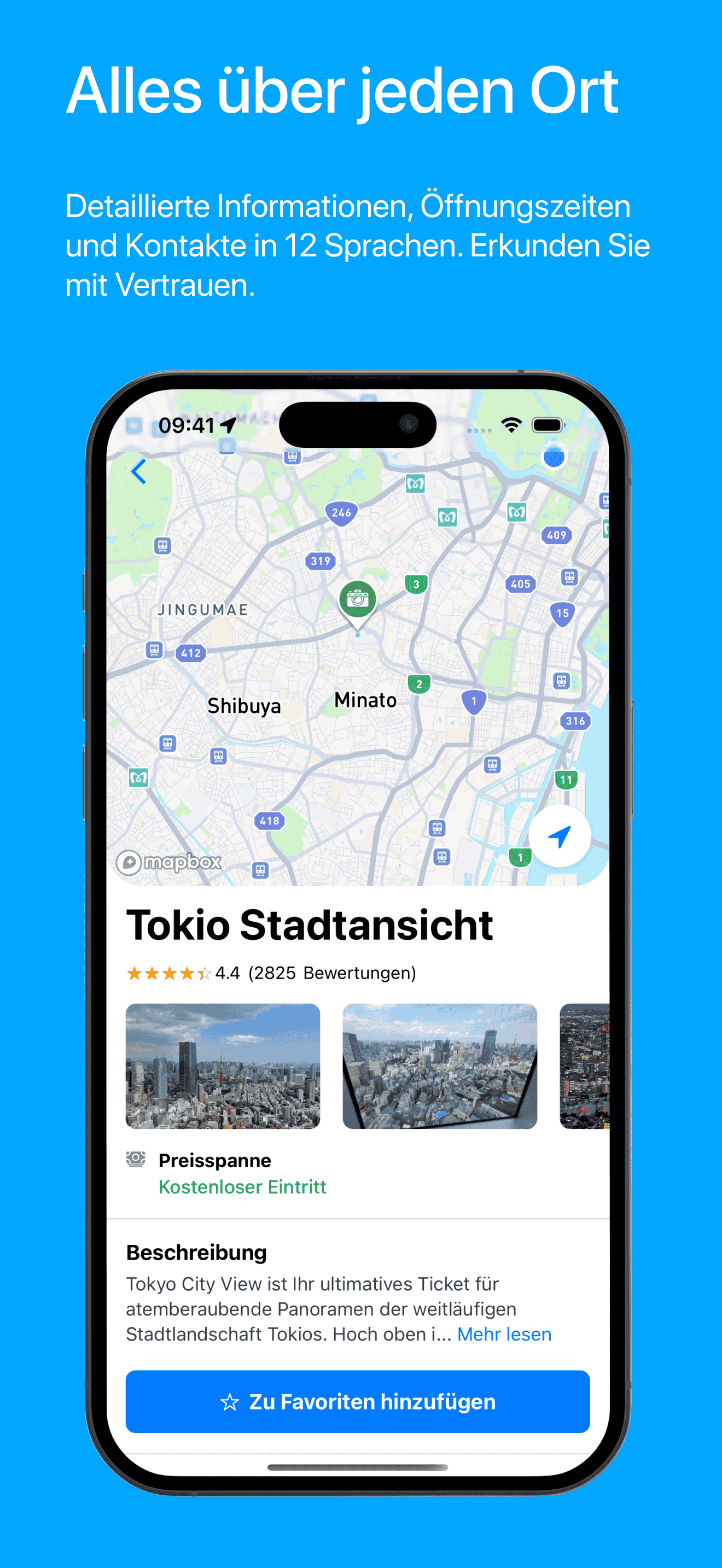 Visit Baku placePage Screenshot