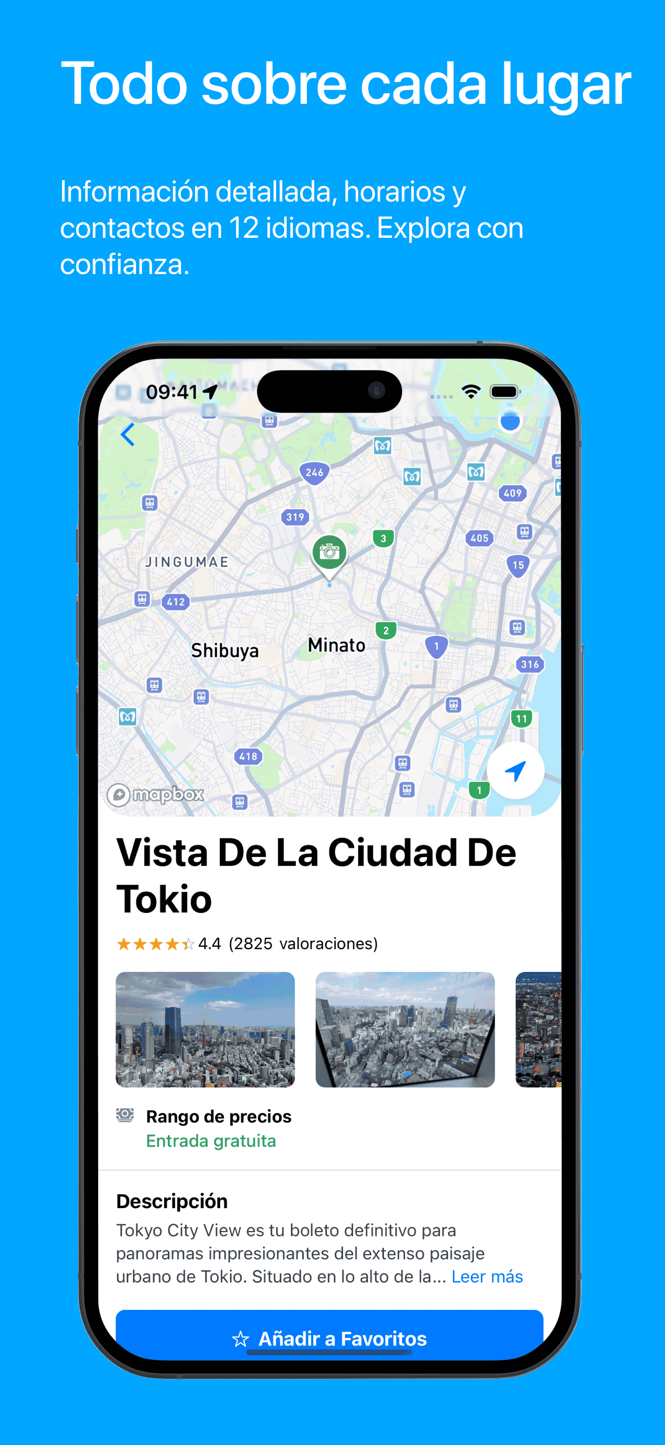 Visit Baku placePage Screenshot